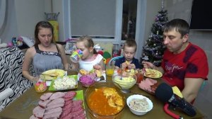 МУКБАНГ НОВОГОДНИЙ СТОЛ | MUKBANG CELEBRATING THE NEW YEAR #mukbang #мукбанг