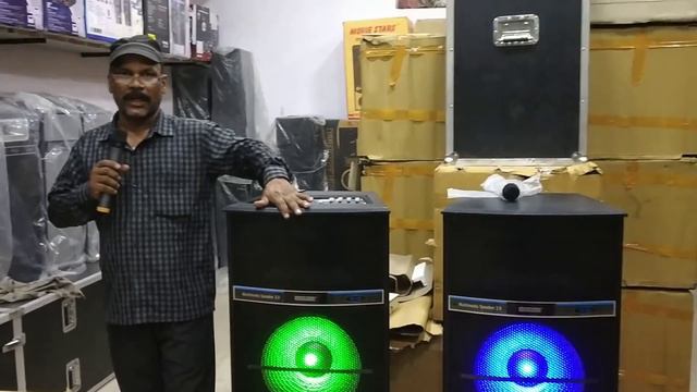 BHARAT ELECTRONICS BEST TOWER DOUBLE 15 INCH SPEAKERS AND BUY DJ SYSTEM HOME THEATER SOUND SYSTEM