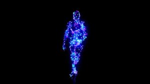 Hologram video for 180 degree screen