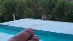 Навес на бассейн своими руками- веранда