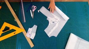 Классическая нарядная блуза на застежке. Моделирование и раскрой классической блузы.mp4