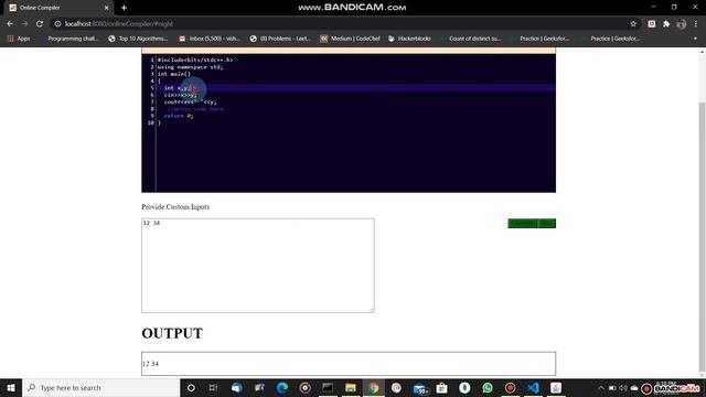 Online Coding Compiler