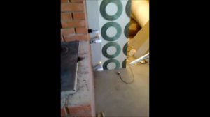 Печь с теплообменником из чугунной батареи