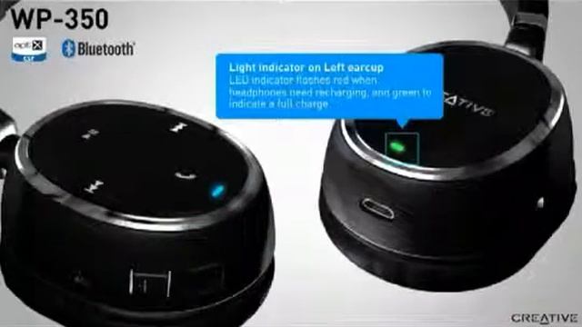 Creative WP 350 Bluetooth наушники смотреть онлайн