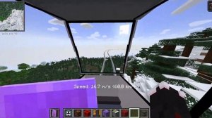 Minecraft  Transit Railway MTR   1 18 2   Singleplayer (snow mountian transport line)