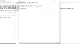 How to save python files on python IDLE
