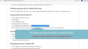 Gatsby NetlifyCMS oAuth