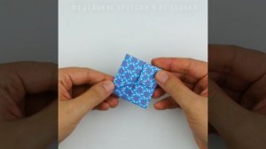 Как сделать оригами фонарик из бумаги. [Оригами легкое]