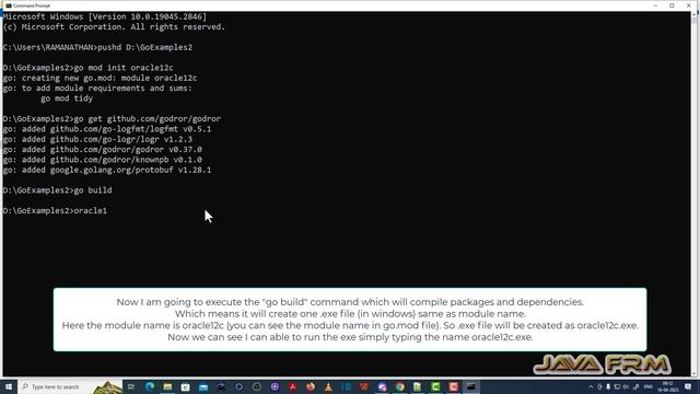 How to Build, install and run Go Programs in Windows - GoLang 1.20