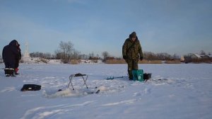 Зимняя рыбалка на р.Волхов #2 Ловим густеру с тестем. Подлёдная рыбалка в Ленинградской обл. 2021