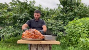 Голова БЫКА Приготовленная в ТАНДЫРЕ! Сочный рецепт говядины в тандыре!