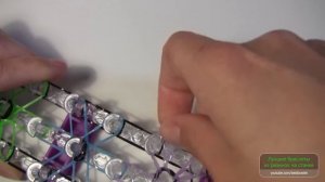 Браслет ЗВЕЗДОЧКА ✽✽✽ из резинок на станке ✽✽✽ Как плести из резинок Rainbow loom