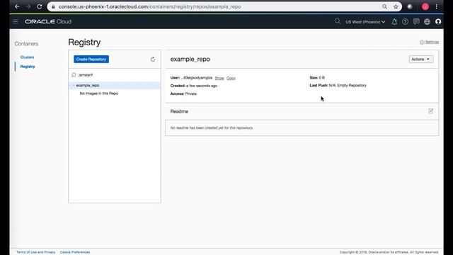 Oracle Registry Service OCIR - Level 100 - Part 2 - Managing Repos смотреть онлайн