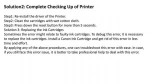 CANON PRINTER ERROR CODE 2 ,140, 21