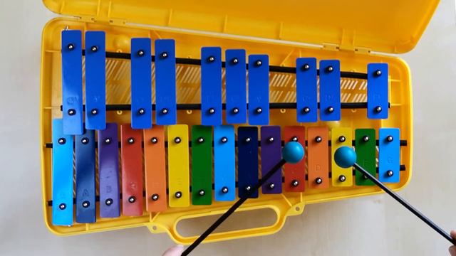 Harry Potter - Hedwig's Theme on the Glockenspiel/Xylophone | Easy Tutorial смотреть онлайн