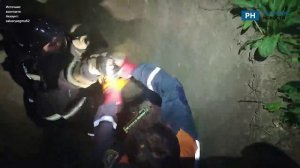 Рязанские спасатели спасли из колодца барсука