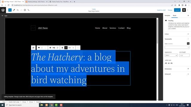 Twenty Twenty Two Theme a Tutorial for Beginners смотреть онлайн