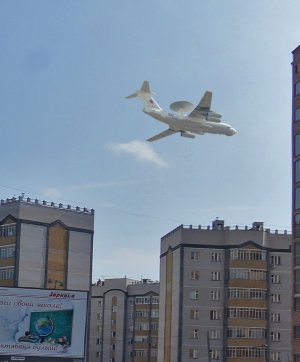 Казань Ноксинский Спуск Самолёт А-50 Грибы