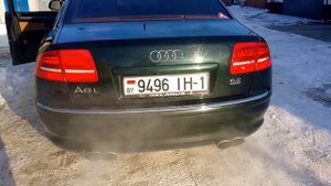 Audi a8 4.2 Long - звук выхлопа
