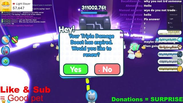 (?LIVE) ?HUGE SANTA PAWS GIVEAWAY!✔️| Roblox Pet Simulator X смотреть онлайн