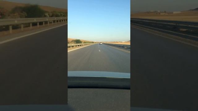 Bizerte to Tunis with TIMELAPSE 30 seconds تونس بنزرت الطريق السريع 30 ثانية