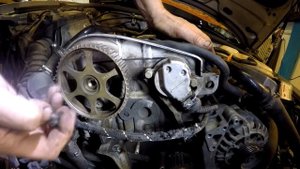 Потекла помпа с заглушки, сальник распредвала VAG 1.8T AWT