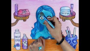MEDUSA ? QUEEN SNAKE MAKEUP HALLOWEEN | Stop Motion Paper by Seegi Channel