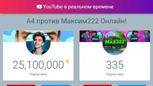 влад а4 количество подписчиков в реальном времени