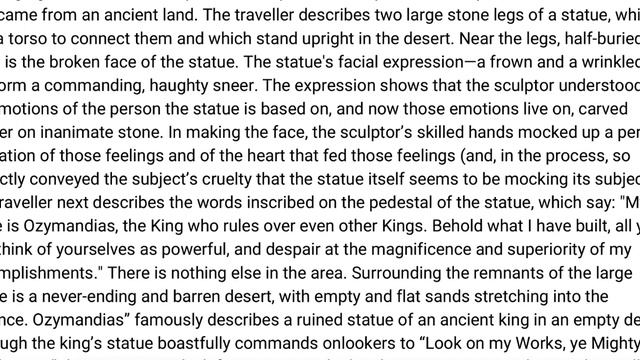 Ozymandias || by PB Shelley || Poem summary || pdf reading смотреть онлайн