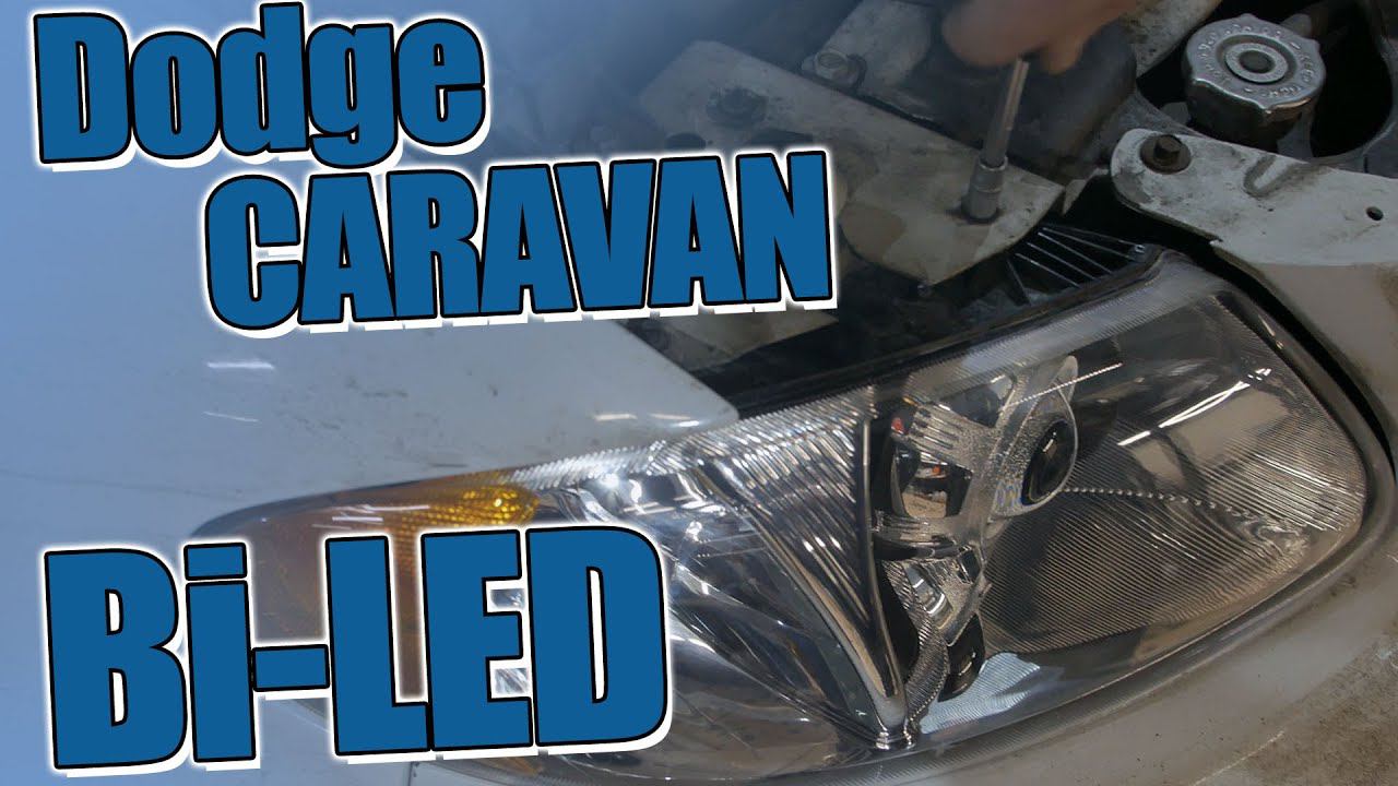 Установка светодиодных модулей Carson CS-9 в Dodge Caravan. смотреть онлайн