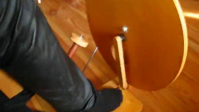 Прядение нитки из овечьей шерсти смотреть онлайн