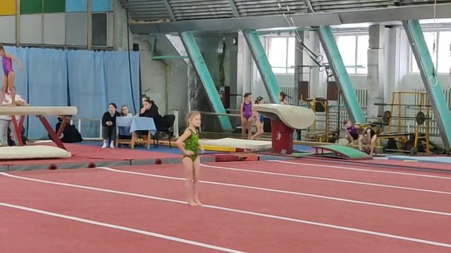 Спортивная гимнастика ? первые соревнования ♥️ 3 юношеский разряд ♥️#вольные? смотреть онлайн
