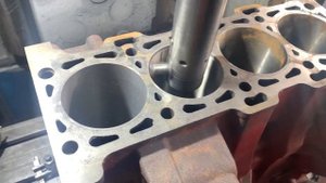 Запчасти в работе: Гильзовка блока двигателя 2.8л дизель Cummins ISF2.8 от Газель Бизнес
