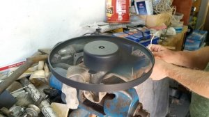 Большой вентилятор охлаждения Vika 6X0 959 455 F для Skoda Octavia Tour.