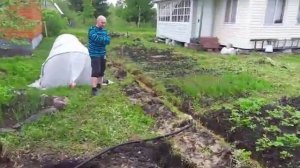 Скважина на участке, труба 60мм