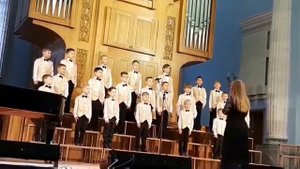 Хор мальчиков "Созвездие". Э.Григ "Заход солнца"