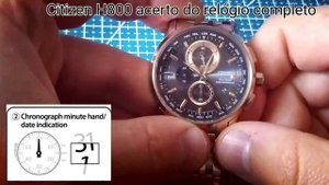 Citizen Eco-Drive H800 / H804 RESET | Calibrate and Zero Positioning