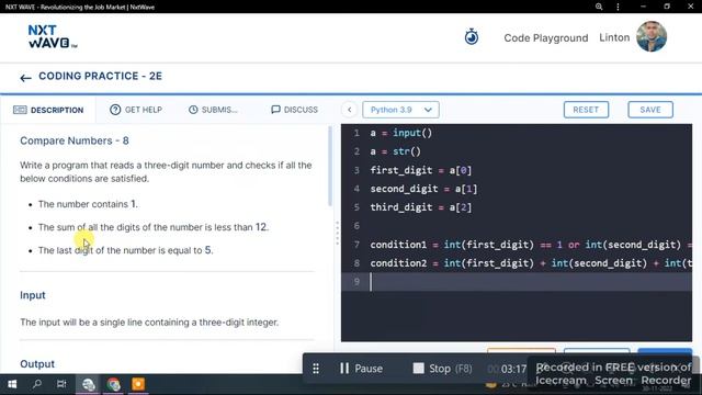 compare numbers 8 #ccbp #python #pythonforbeginners #assignment #assignmentanswers