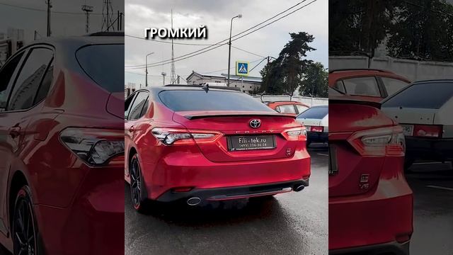 ДИКИЙ ВЫХЛОП С РЕГУЛИРОВКОЙ на TOYOTA CAMRY GR SPORT 3.5L 2021