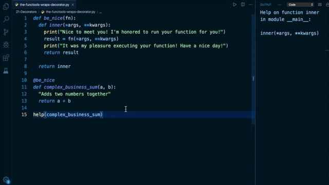 Python Programming Tutorial # 167 | How to use functools wraps Decorator in Python - English