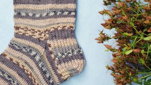 🌿Вяжем уплотненную _бабушкину_ пятку..mp4