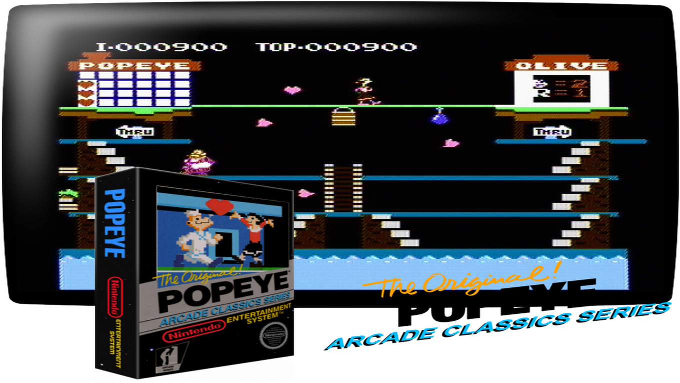 POPEYE - Морячок Попай / Денди / NES / Dendy / Famicom / Nintendo