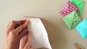 Конверт с сюрпризом оригами