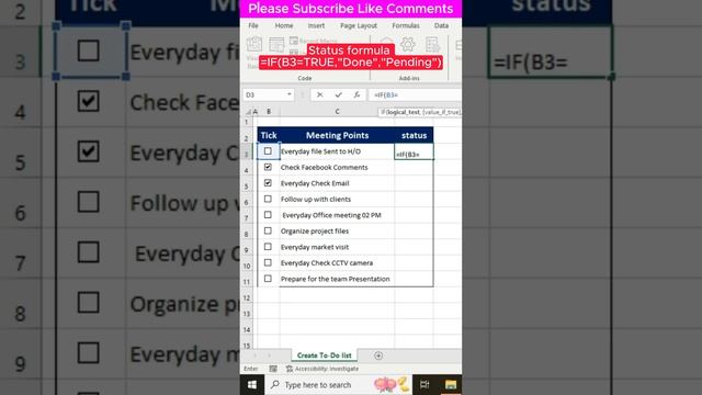 Excel Pro Tips Create a Beautiful and Interactive List in Excel (Easy Tutorial) #teachexcel2m
