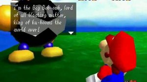 Super Mario 64: Walkthrough (Big Bomb-Omb On The Summit)