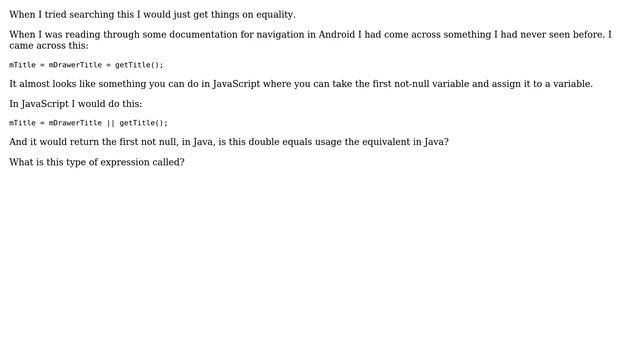 Software Engineering: Double equals (Not equality) during assigning Java смотреть онлайн