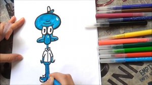 How to Draw Squidward Tentacles  SpongeBob SquarePants