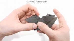 Origami Butterfly tutorial (Hideo Komatsu) 折り紙 蝶  оригами бабочка  Schmetterling  mariposa