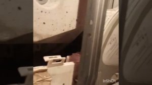 Диспенсер стиральной машины Аристон. Устранение течи.