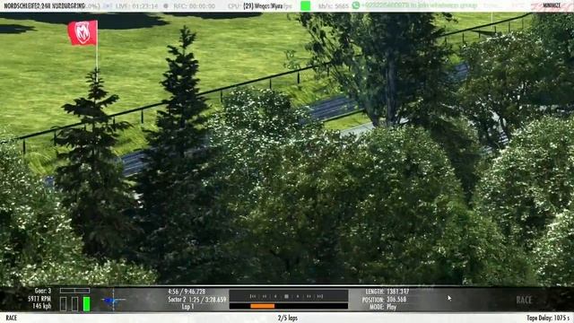 Nissan GT-R GT1 - Race Replay 002 - August 13 2020 - rFactor 2 смотреть онлайн